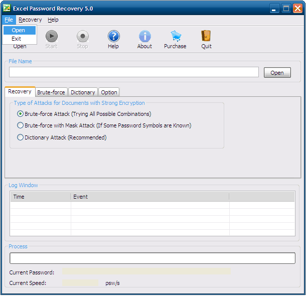 Excel Password Recovery