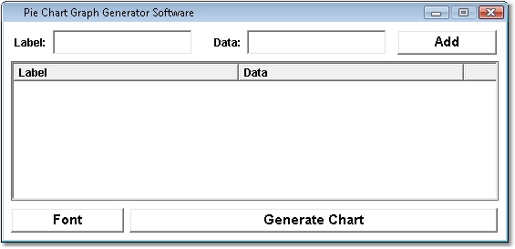 Pie Chart Graph Generator Software