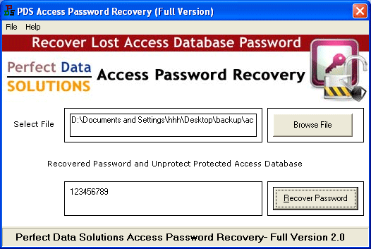 Crack MS Access Password
