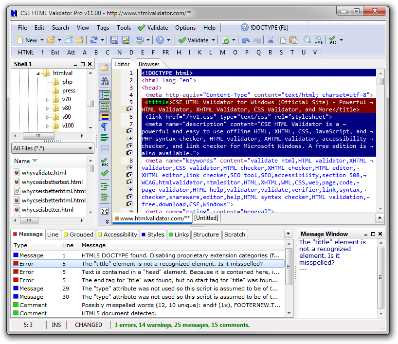 CSE HTML Validator Pro