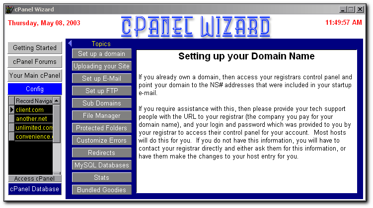 cPanel Wizard Professional