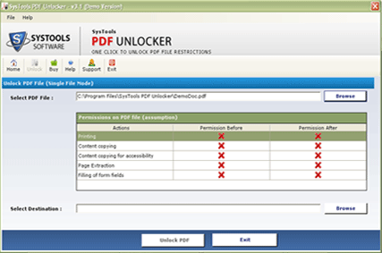 Protected PDF Unlock