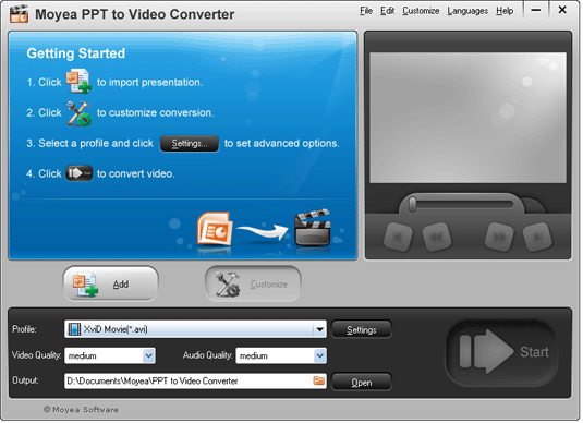 Moyea PPT to iPad Video Converter