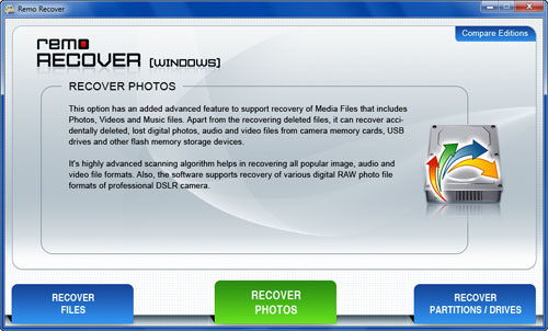 Remo Recover (Windows) Media Edition