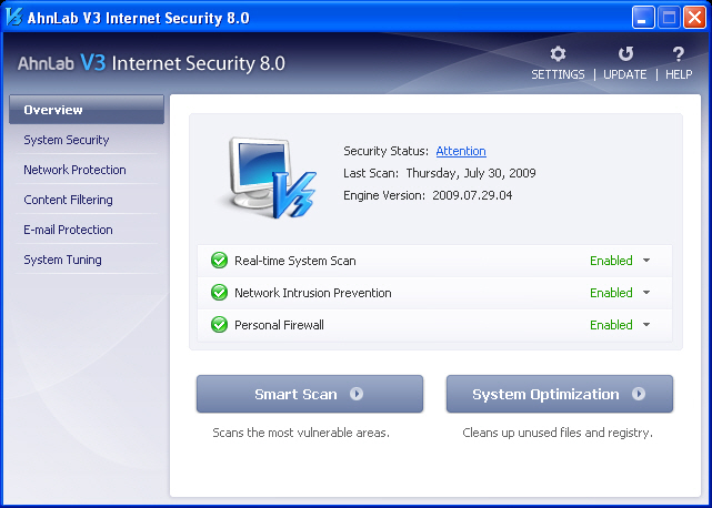 V3 Internet Security