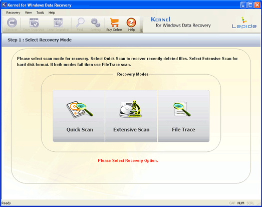 Hard Disk Data Recovery Tool