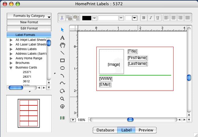 Home Print Labels, Mac Label Maker