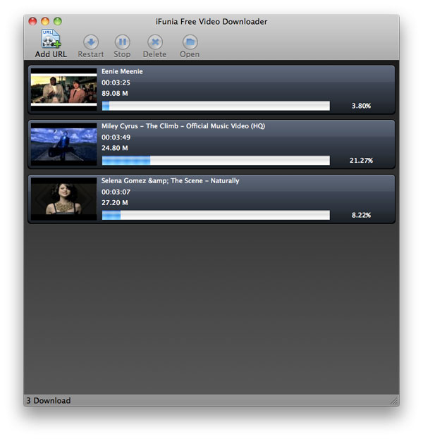 iFunia Free Video Downloader for Mac