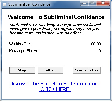 Subliminal Self Confidence