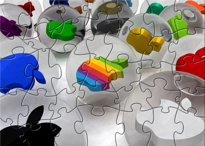 Apple Logo Jigsaw Puzzle