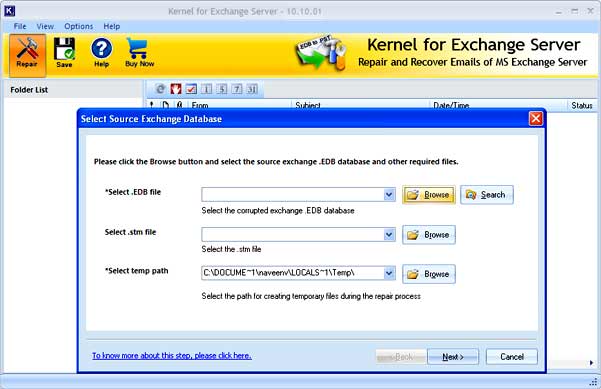 Exchange Database Repair