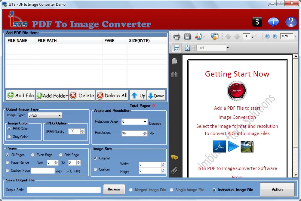 Converting PDF File to Picture