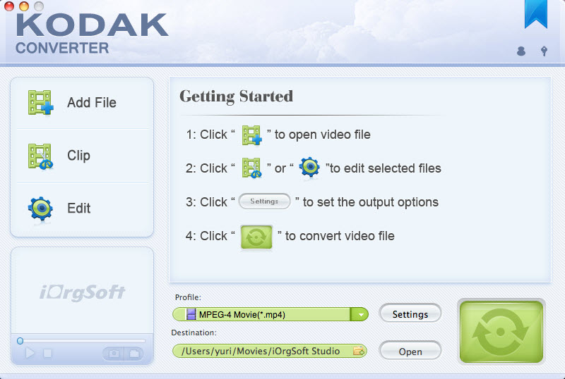 Kodak Video Converter for Mac