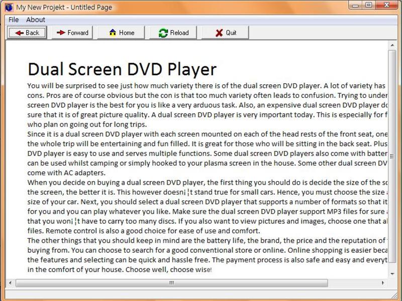 Dual Screen DVD player