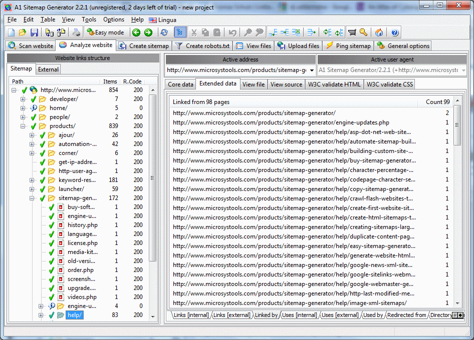 Html w. Sitemap Генератор. Sitemap Generator.