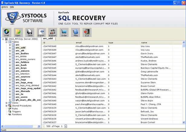 SQL 2008 Database Repair