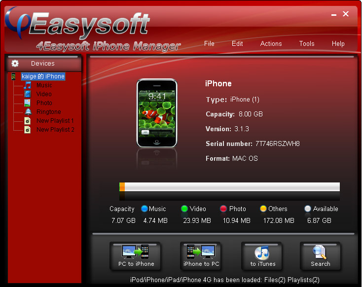 4Easysoft iPhone Manager