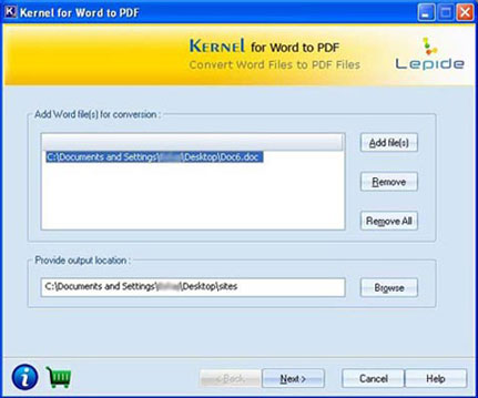 Converting Word to PDF