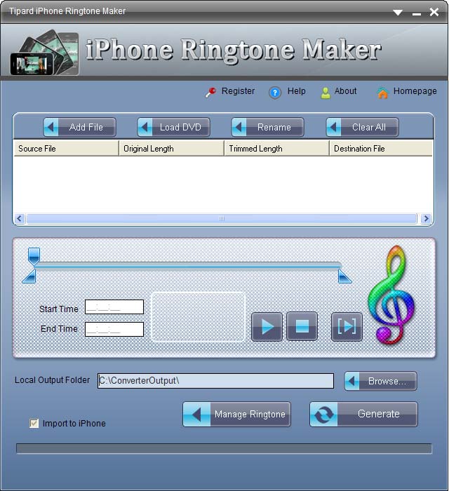 Tipard iPhone Ringtone Maker