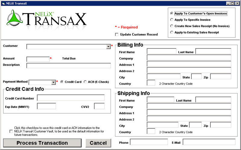 NELiX TransaX QuickBooks Payment Module Business Business Finance ...
