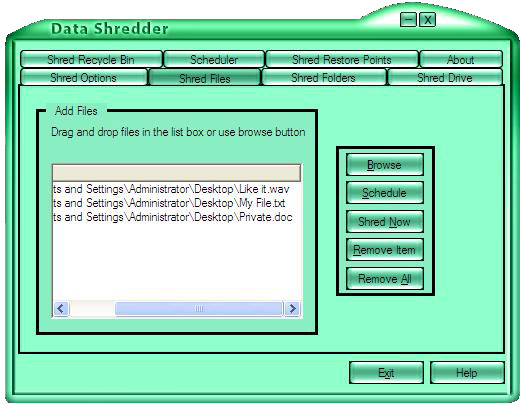 RO Data Shredder