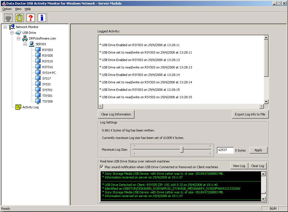 Disable USB Over Network