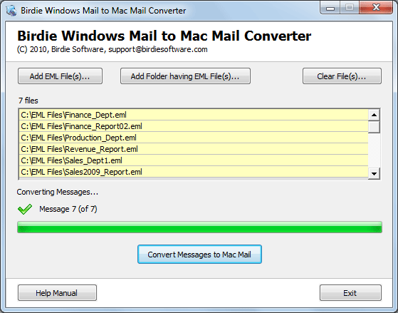 Import EML files to Mac Mail