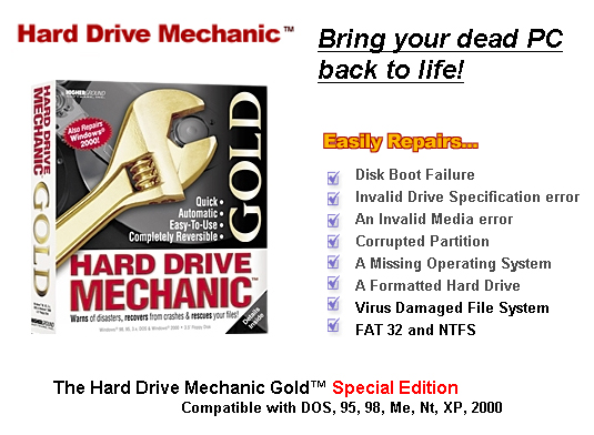 Hard Drive Mechanic Gold