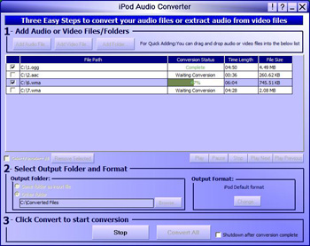 iPod Audio Converter Free ZS