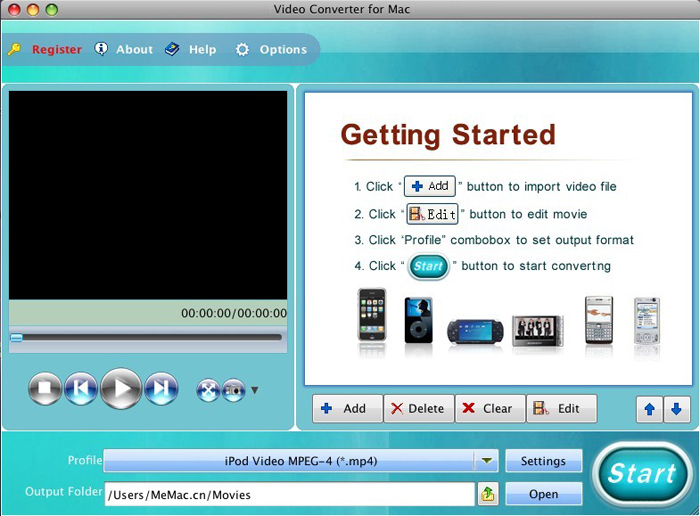 Mac VideoConverter Lite