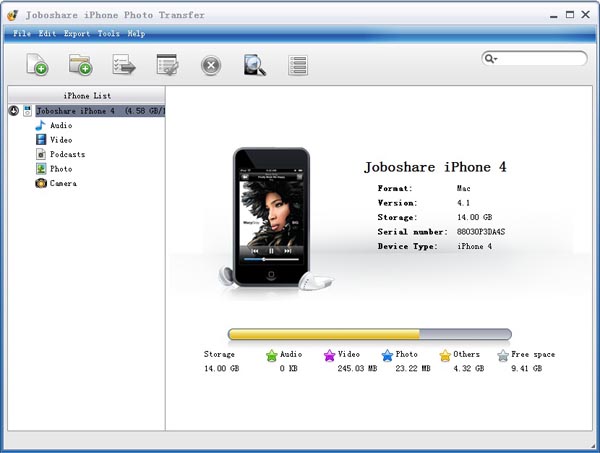 Joboshare iPhone Photo Transfer