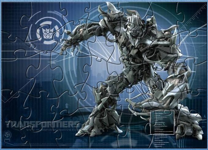 UN55D8000 Transformers Puzzle
