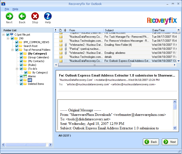 Inbox Repair Tool 2007