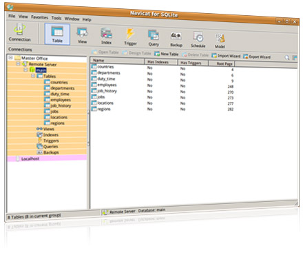 Navicat for SQLite (Linux) - The Best SQLite GUI Tool - Download Now!