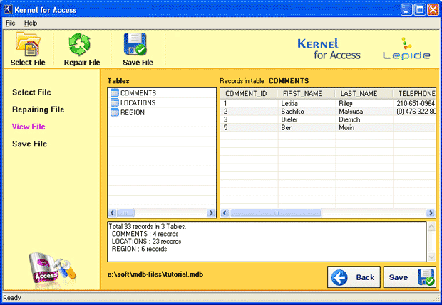 Recover Access Database