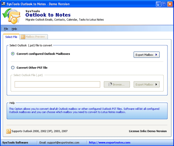 Move Emails from Outlook to Lotus Notes