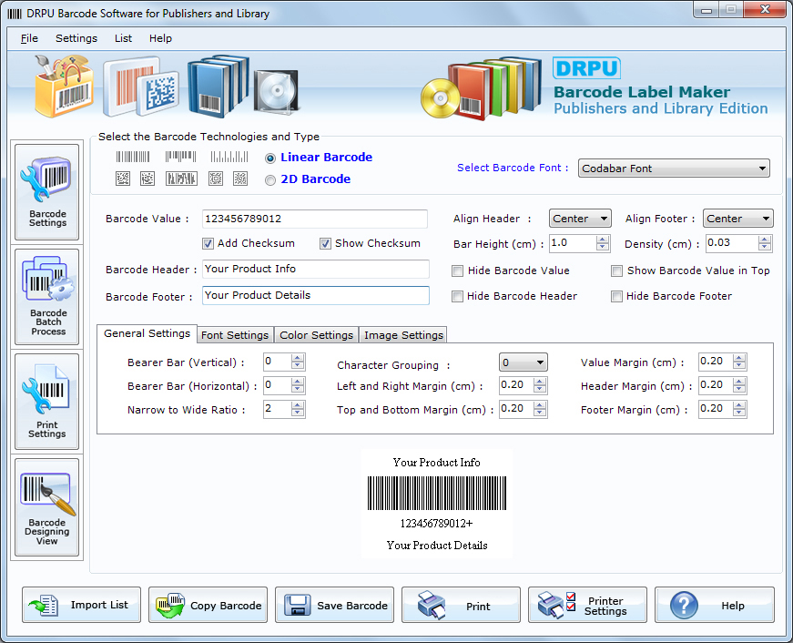 Barcode Fonts for Publishers