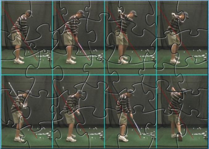 Perfect Slow Motion Golf Swing Puzzle