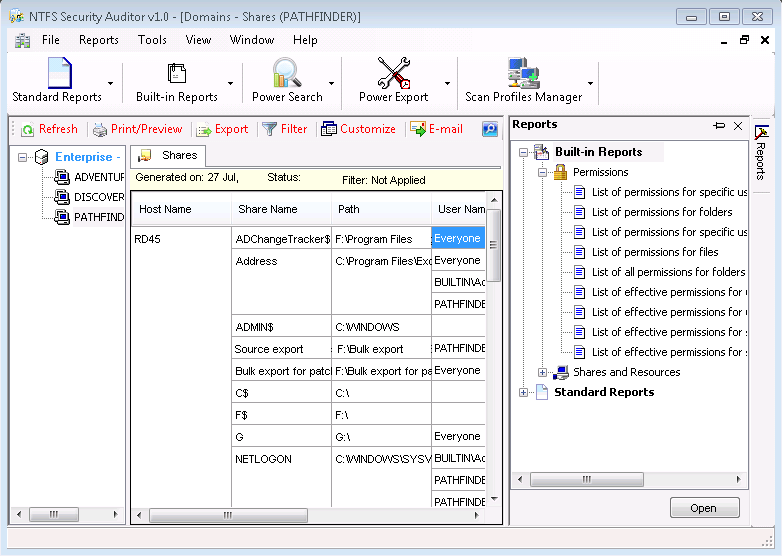 NTFS Security Auditor