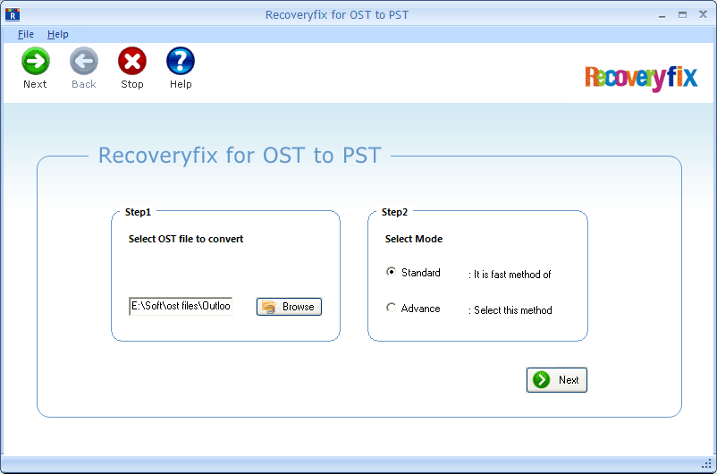 RecoveryFix for OST