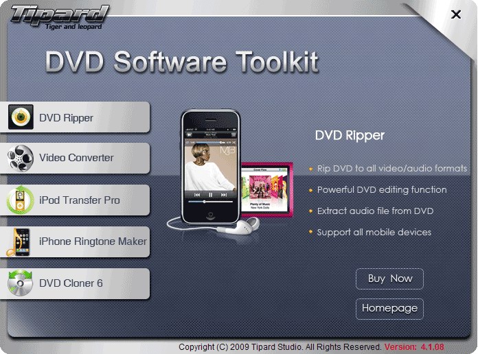 Tipard DVD Software Toolkit