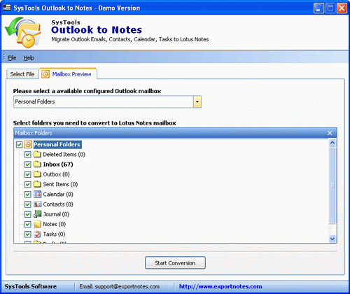 Outlook Calendar to Lotus Notes Calendar