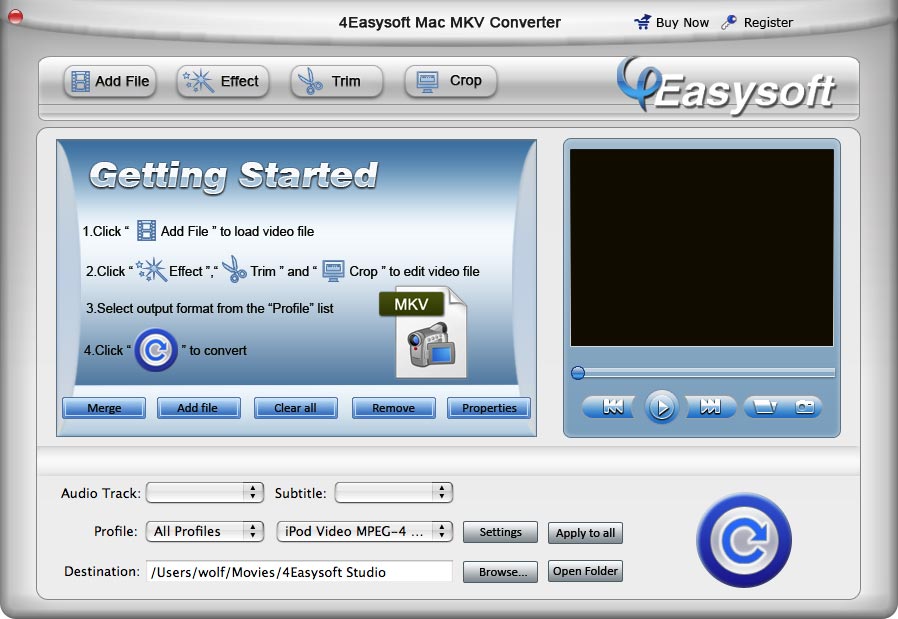 4Easysoft Mac MKV Converter