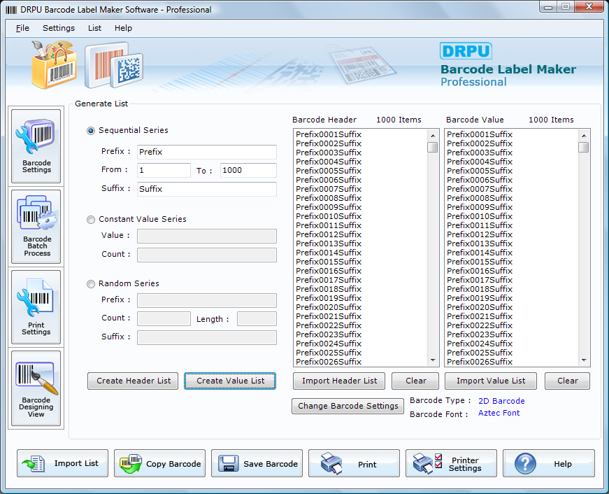 Barcode Generator