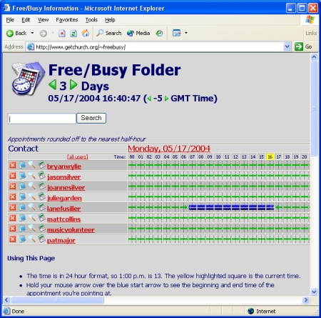 FreeBusy Folder