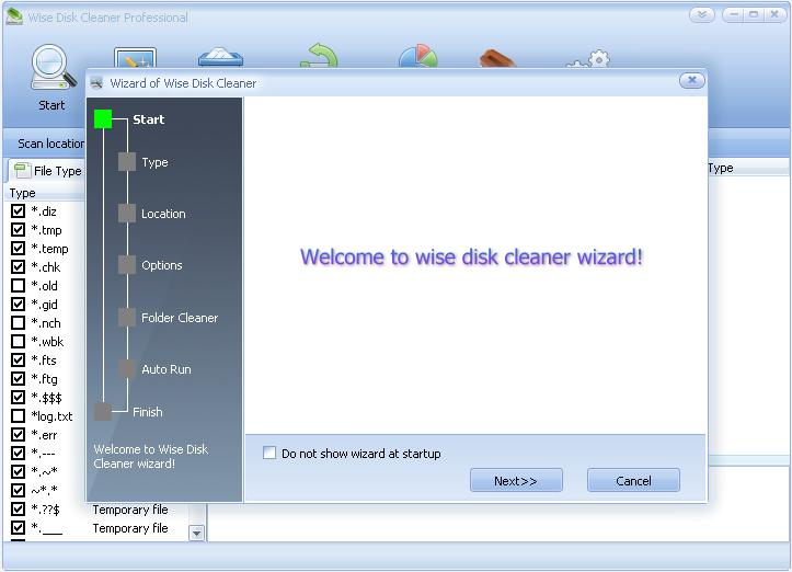 Wise Disk Cleaner Professional