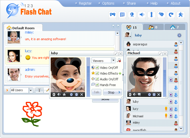 123 Flash Chat Module for vBulletin