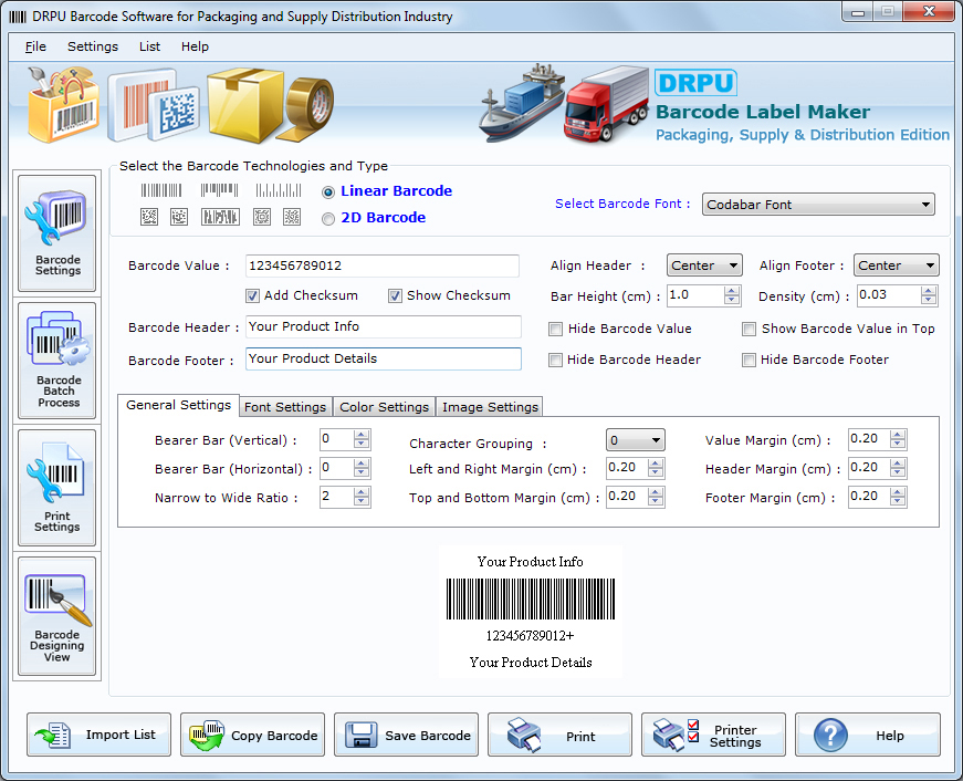 Barcode Software for Shipping