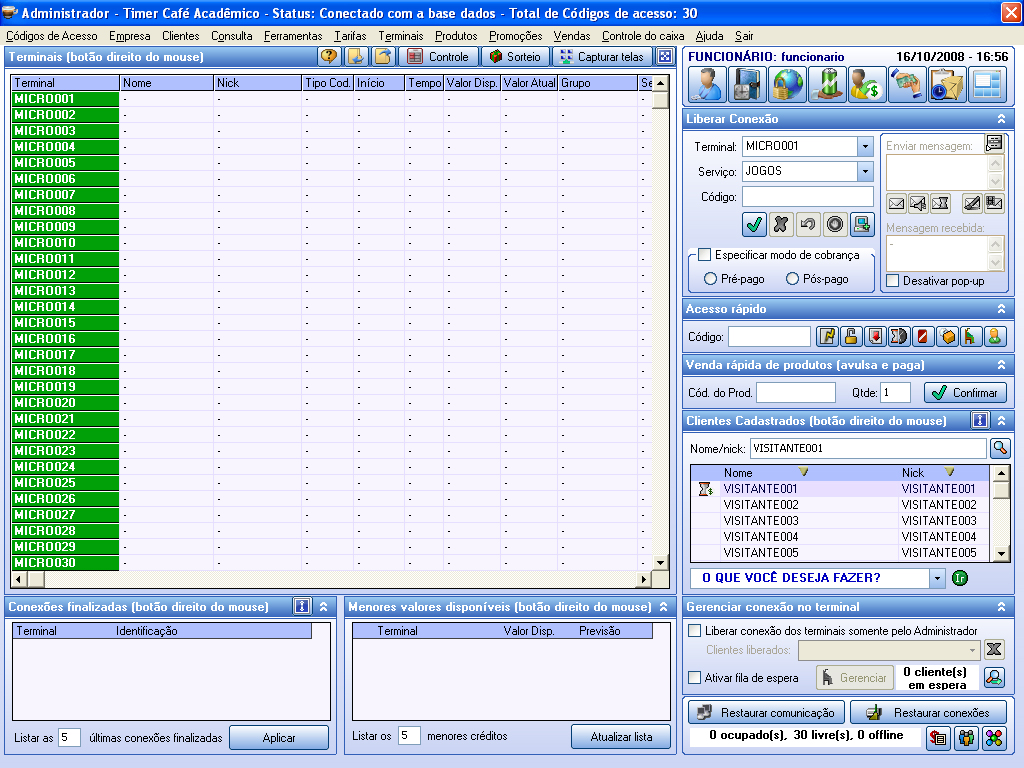 Timer Cafe FREE - Lan-House Manager