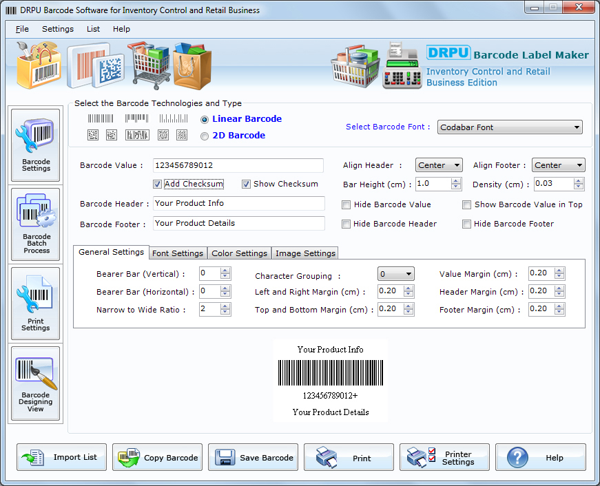 Retail Inventory Barcode Printer